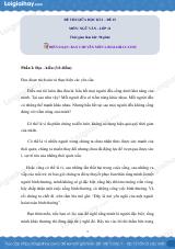 Đề kiểm tra giữa học kì II Ngữ văn 11 - Đề số 15 có lời giải chi tiết